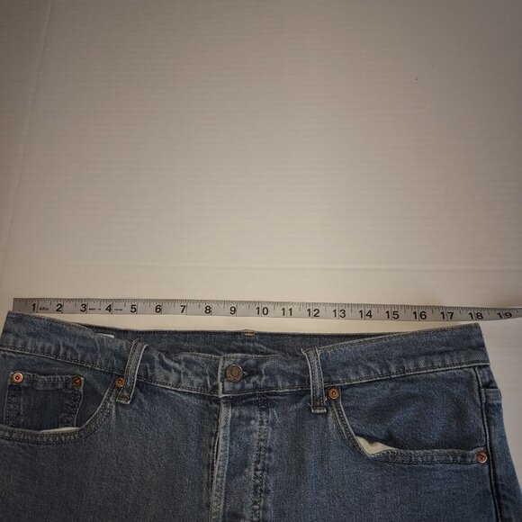 Gap Button Fly Cheeky Straight High Rise Jeans Size 16/33 - Picture 7 of 11